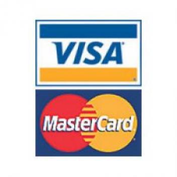 Visa MasterCard Decal | Sticker | Sign